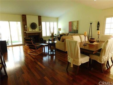 Cozy fireplace in living room.