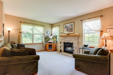 Snuggle by the fireplace on those cool evenings.