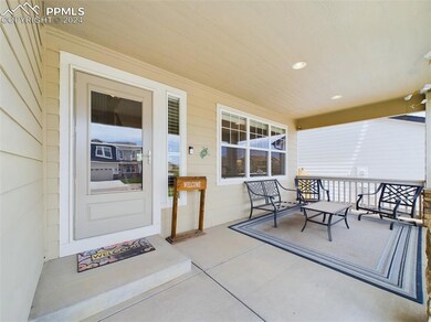 Spacious front porch