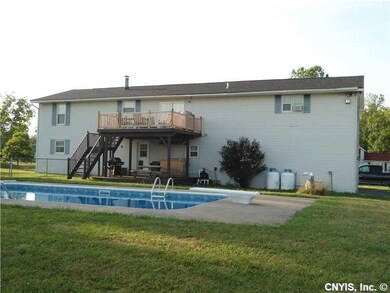 Backyard. Great deck overlooking your in ground po