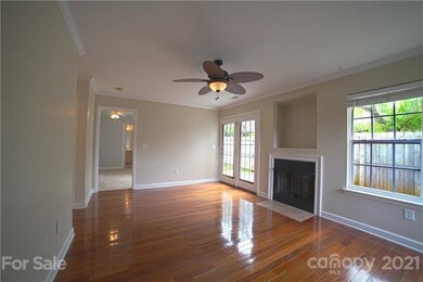 Living room showing doorway to Master Suite