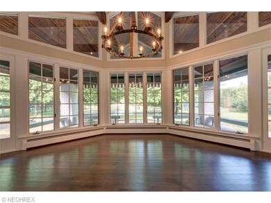 Another view of the dining room looking out onto t