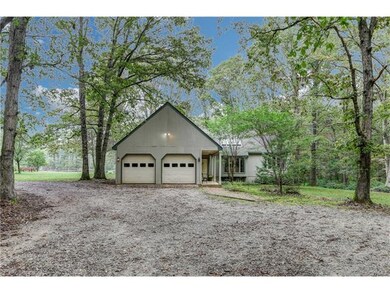 Two-car garage with direct access to the house.