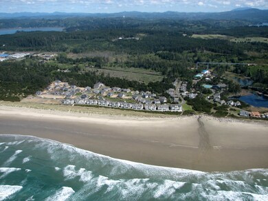 Aerial view from ocean