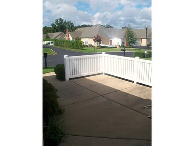 Oversized patio*