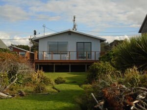 Rear with deck