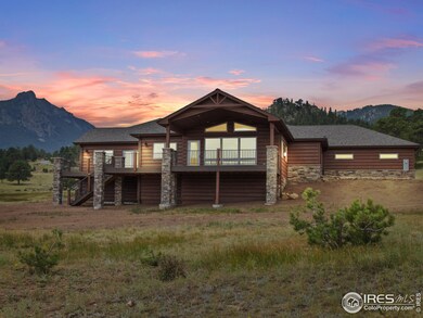 Enhanced twilight shot with Twin Sisters backdrop