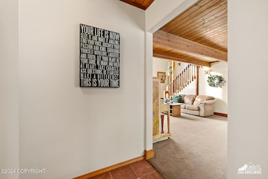Front Entry with tiled floor