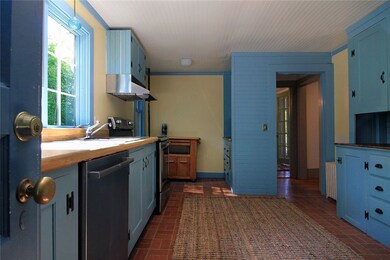 Original solid wood cabinetry.