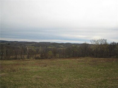 Land. Looking at the land from the top of the hill
