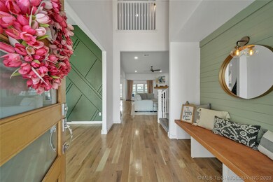 Beautiful & functional entry way with office on th