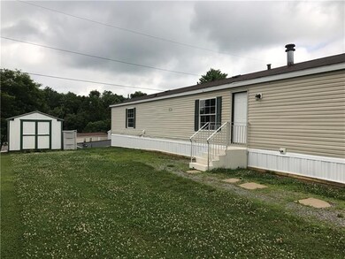 Shed comes with mobile home.