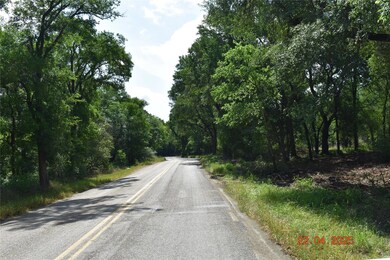View of asphalt street with a forest view