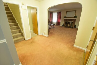 The 7 x 9 open foyer is the central hub in this ho