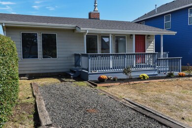 Front of home.