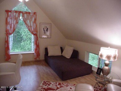 upstairs