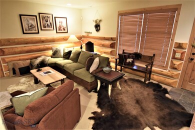 Lower level family room.