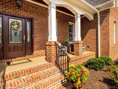 Front Porch with Beautiful Brick Work
