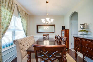 A view of the dining room from another angle...actually larger than it appears here.