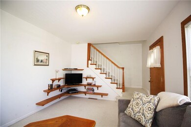Living Room - Custom wood shelving and nice wood t