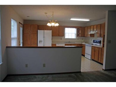 Kitchen. Huge eat in kitchen with plenty of cabinets and pantry space, with a new dishwasher and disposal .