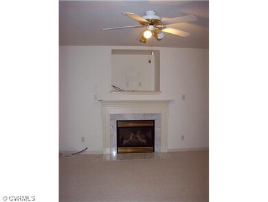 Living Room - Gas Fireplace, Alcove, Carpet