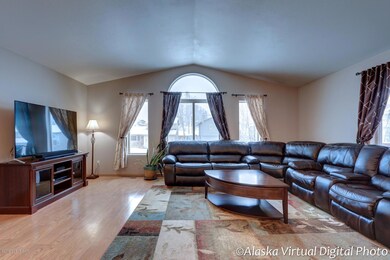 Living Room w/Cathedral Ceiling