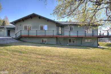 West side of home