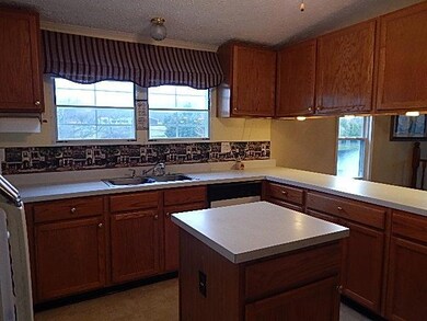 Kitchen with island