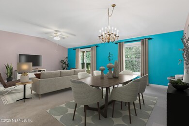 Virtually Staged Living Room