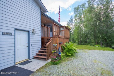 Front deck with covered storage area
