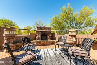Backyard Fireplace
