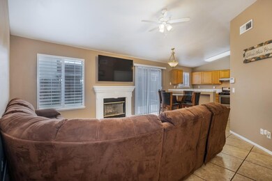 Family room w/ fireplace