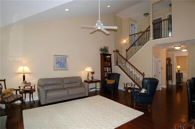 Great Room - Open to the kitchen, stairs to the se