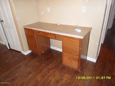 BUILT IN DESK OFF KITCHEN