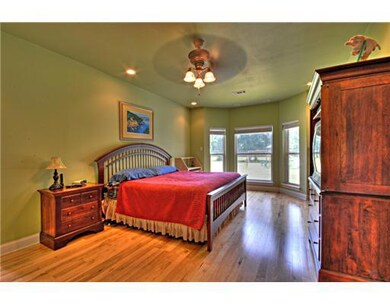 Master Bedroom. Wood floors, acerage views, big en