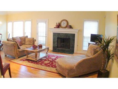 The entry Hall leads into the Family Room.  Hardwo