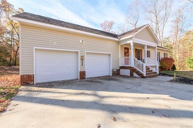 Large 2 car garage