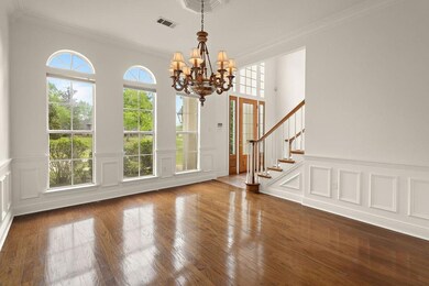 Formal dining with lots of natural light.