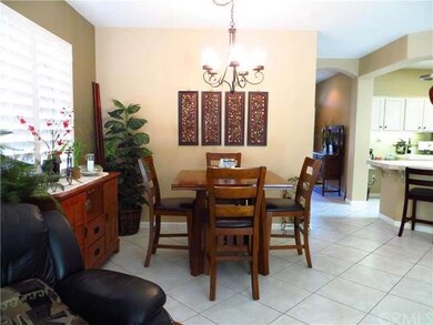 Dining Area, Brand Chandelier, Plantation Shutters