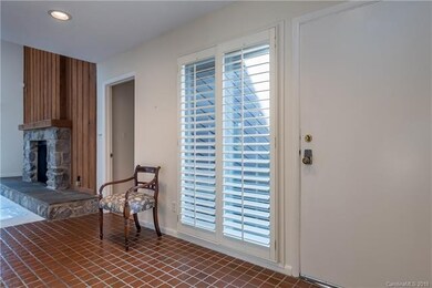 Foyer leading into living
