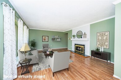 Great Room/Living Room with Wall of Windows, Wood