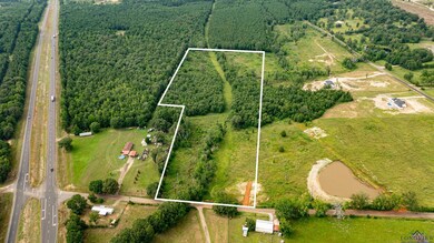 Aerial view with a rural view