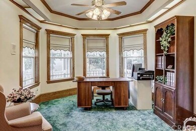 Downstairs bedroom / office with closet