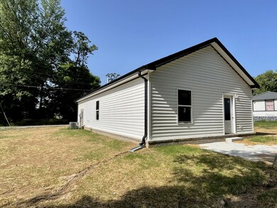 Back and side of the home