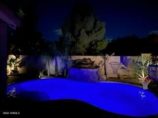 imagine swimming at night!