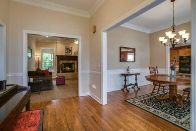 Nice Big entry with finished Oak hardwood in foyer