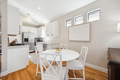 Breakfast area & updated kitchen offers stainless