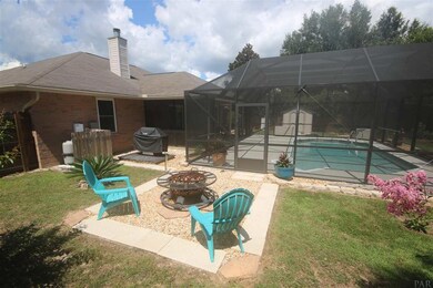 your fire pit. Pool pump behind fence wall (L).