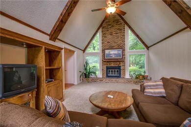 Large family room in the center of the house.  